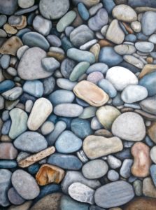 Stones at Biddeford Pool by Alex Dunwoodie